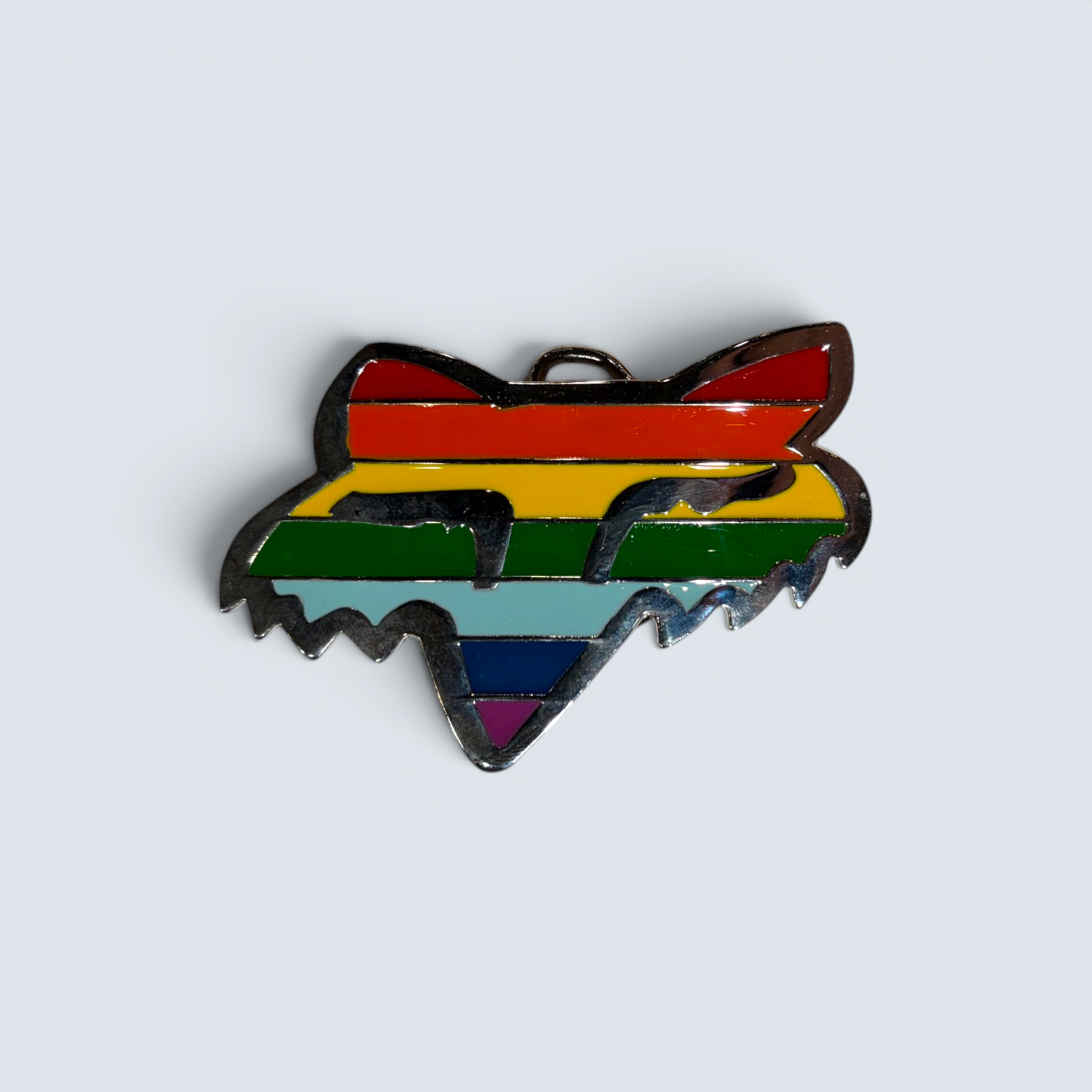 Fox Rainbow Belt Buckle