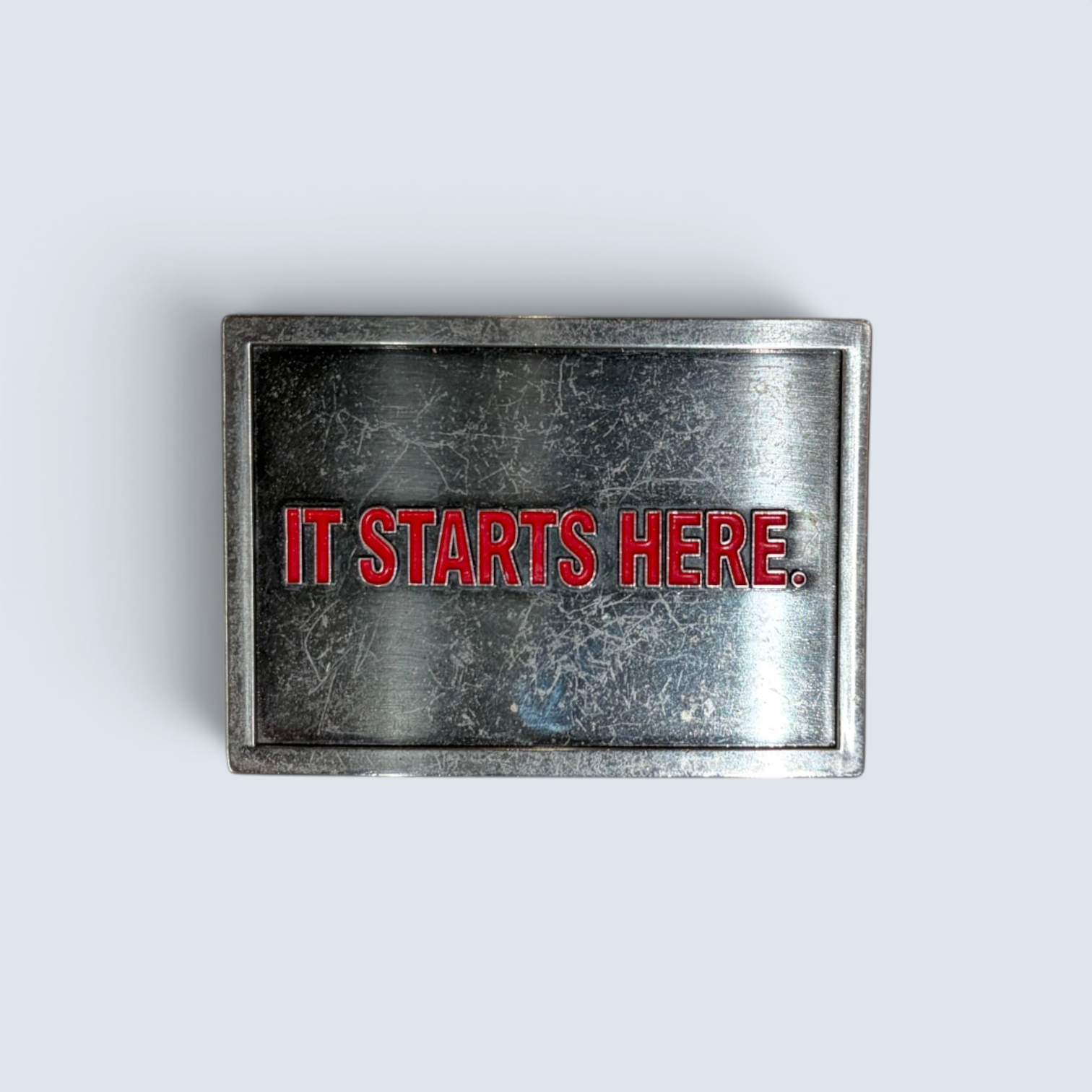 It Starts Here Belt Buckle