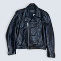 Cosa Nova Vintage Black Leather Jacket - S