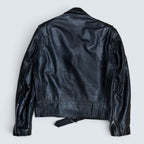 Cosa Nova Vintage Black Leather Jacket - S