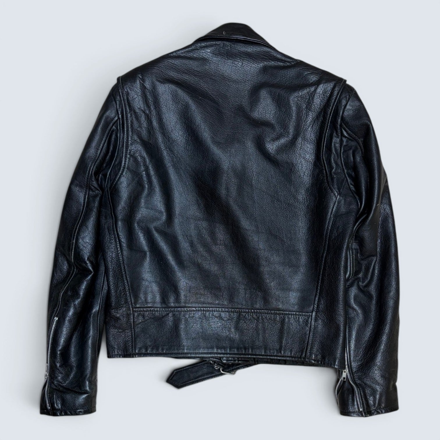 Cosa Nova Vintage Black Leather Jacket - S