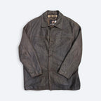 Weatherproof Brown Leather Jacket - L