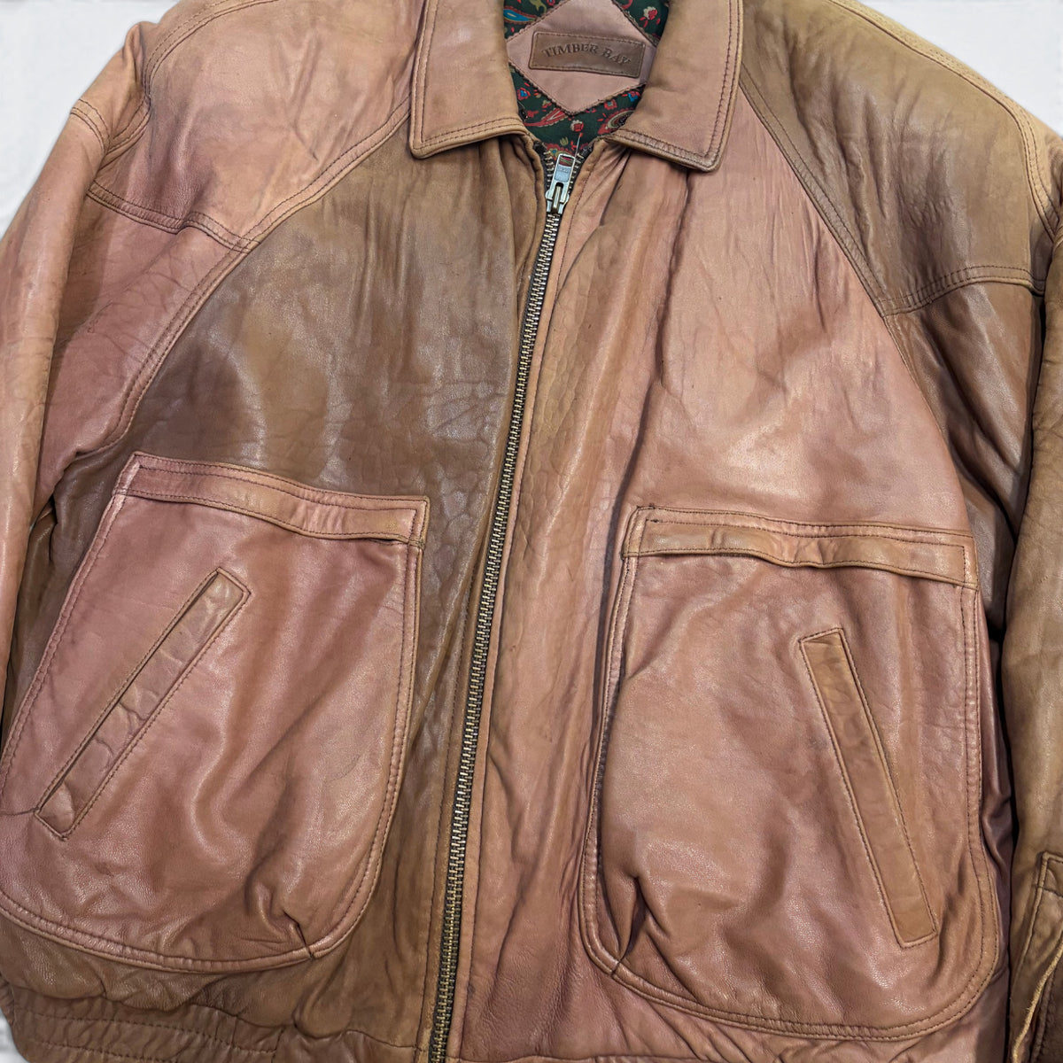 Timber Bay Brown Leather Jacket