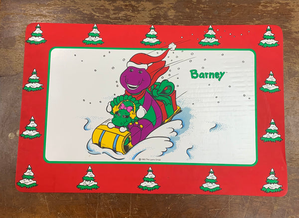 Barney Holiday Placemat