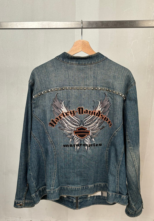 Harley Davidson Studded Denim Jacket