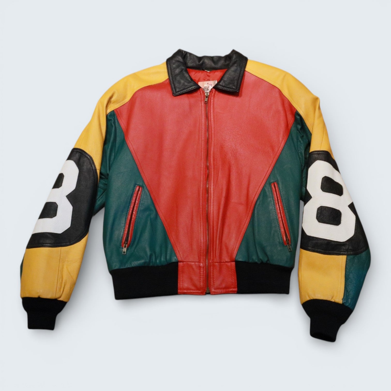 90's 8 Ball Leather Jacket