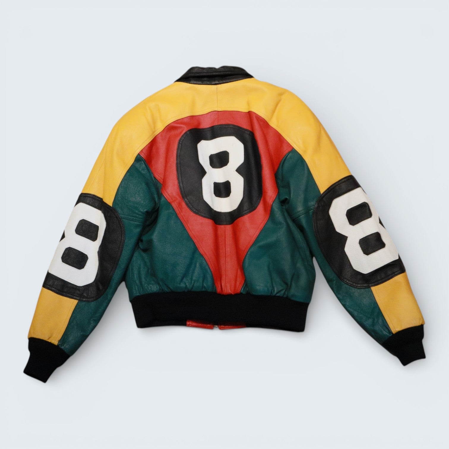 90's 8 Ball Leather Jacket