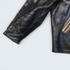 Metallica Patch Leather Jacket