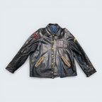 Metallica Patch Leather Jacket
