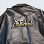 Metallica Patch Leather Jacket