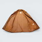Tan Leather Trench Coat