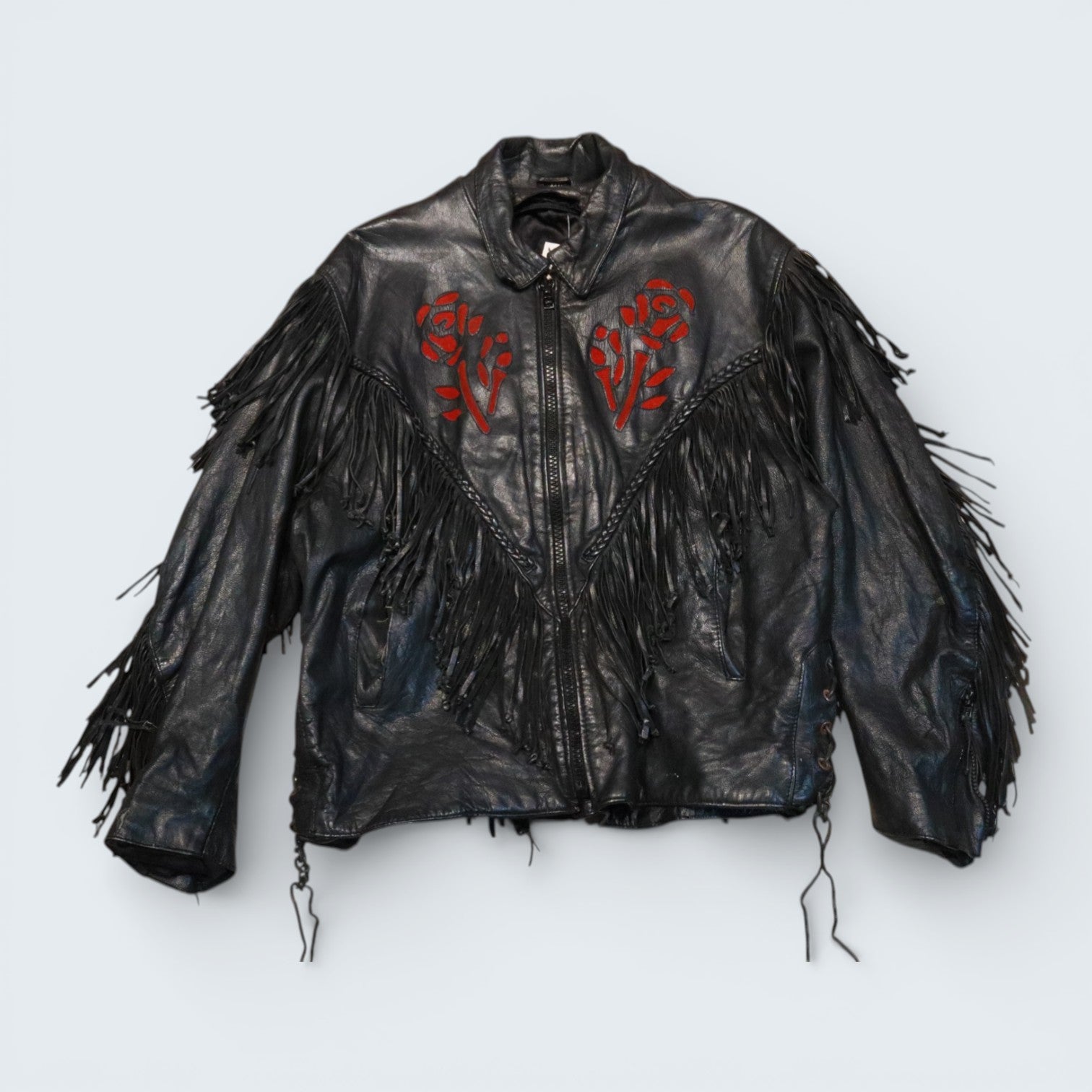 Fringe Leather Jacket