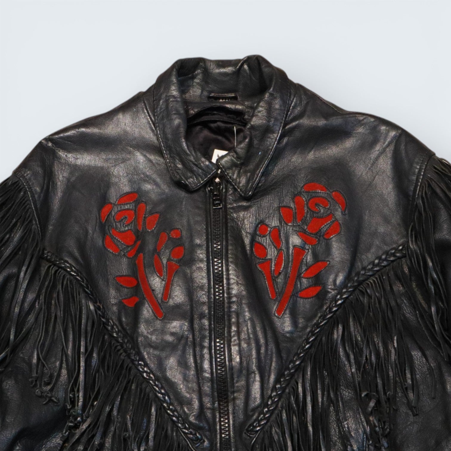 Fringe Leather Jacket