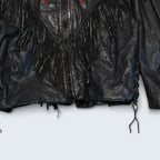 Fringe Leather Jacket
