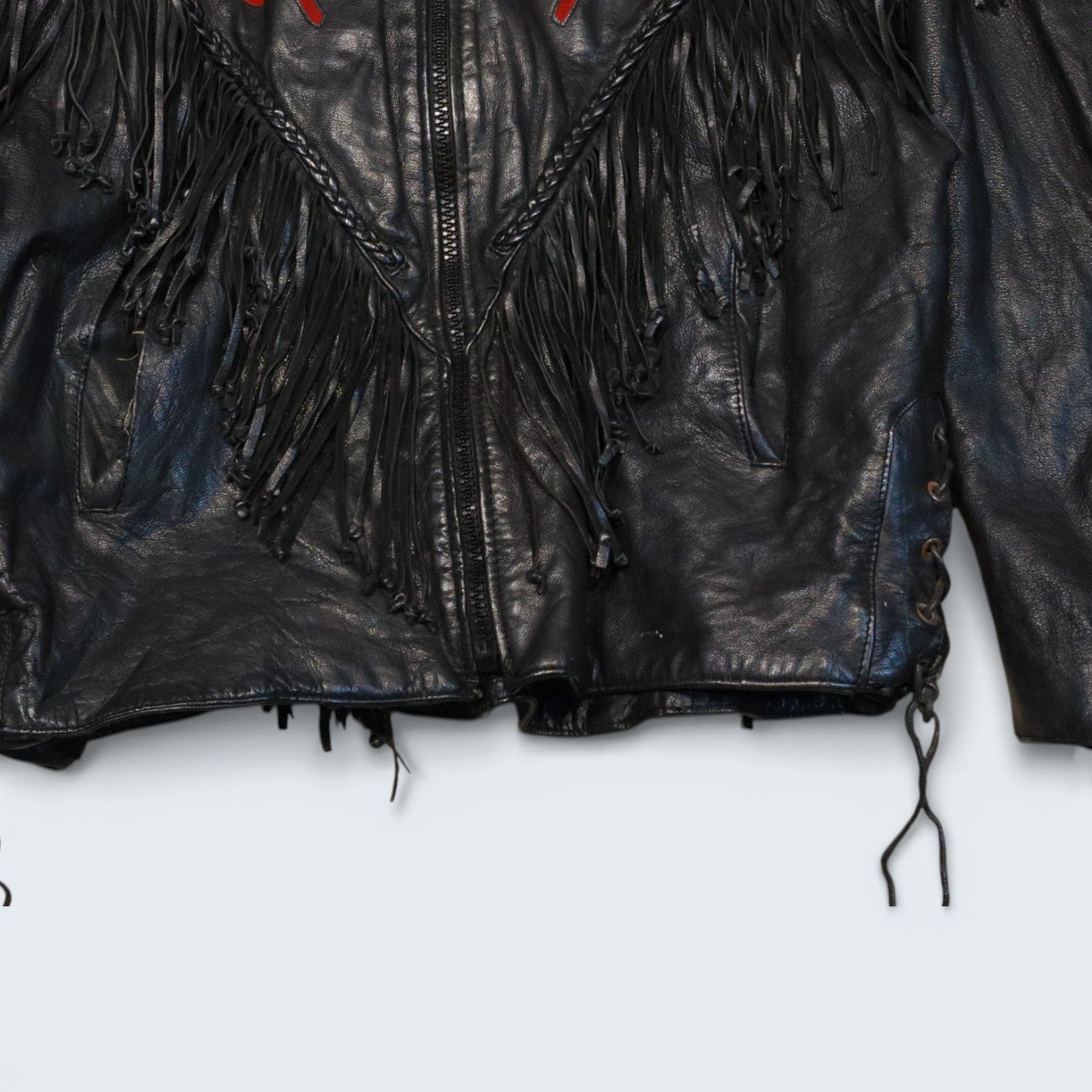 Fringe Leather Jacket