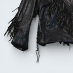 Fringe Leather Jacket