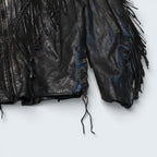 Fringe Leather Jacket