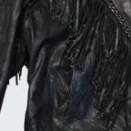 Fringe Leather Jacket