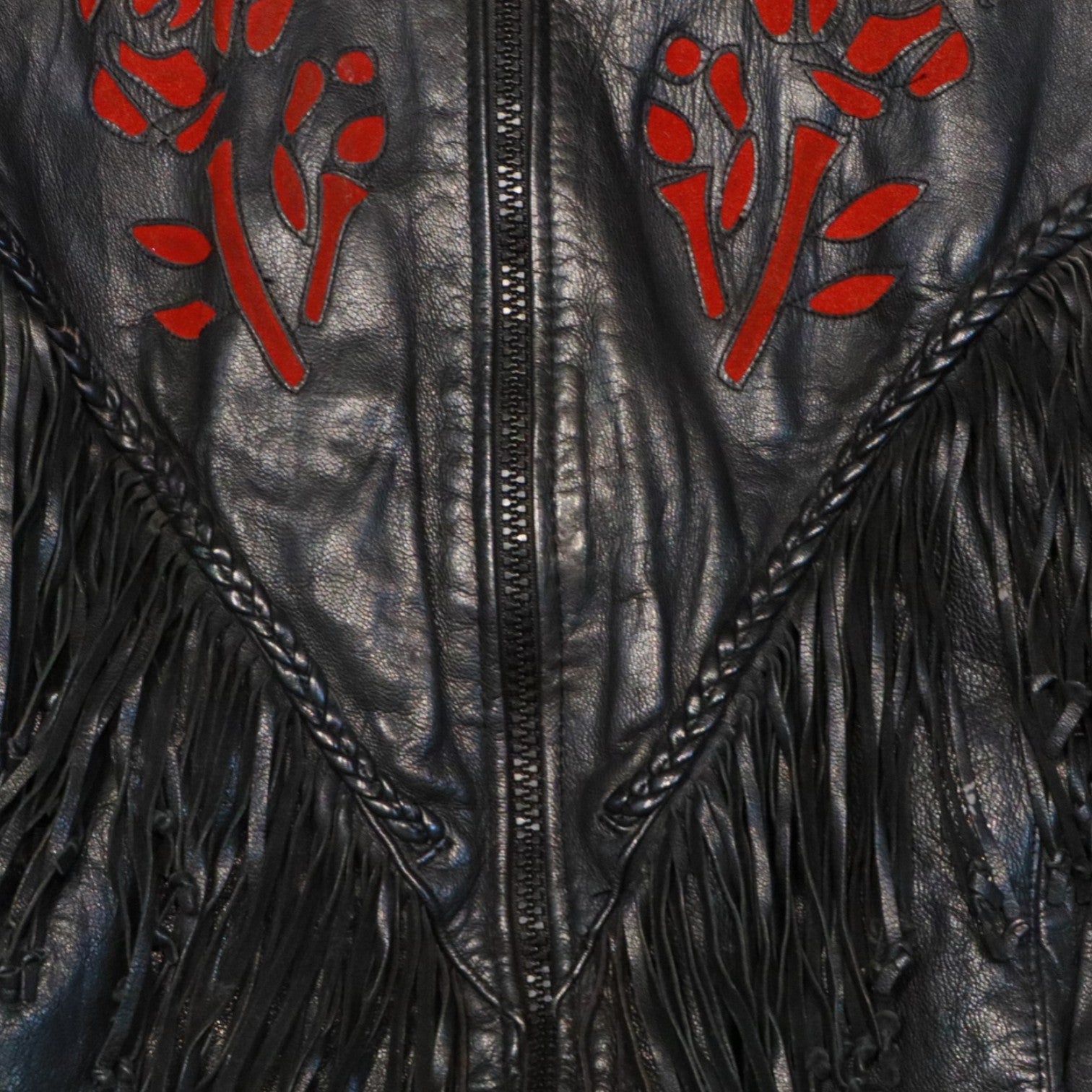 Fringe Leather Jacket
