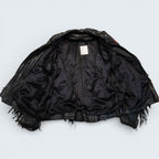 Fringe Leather Jacket