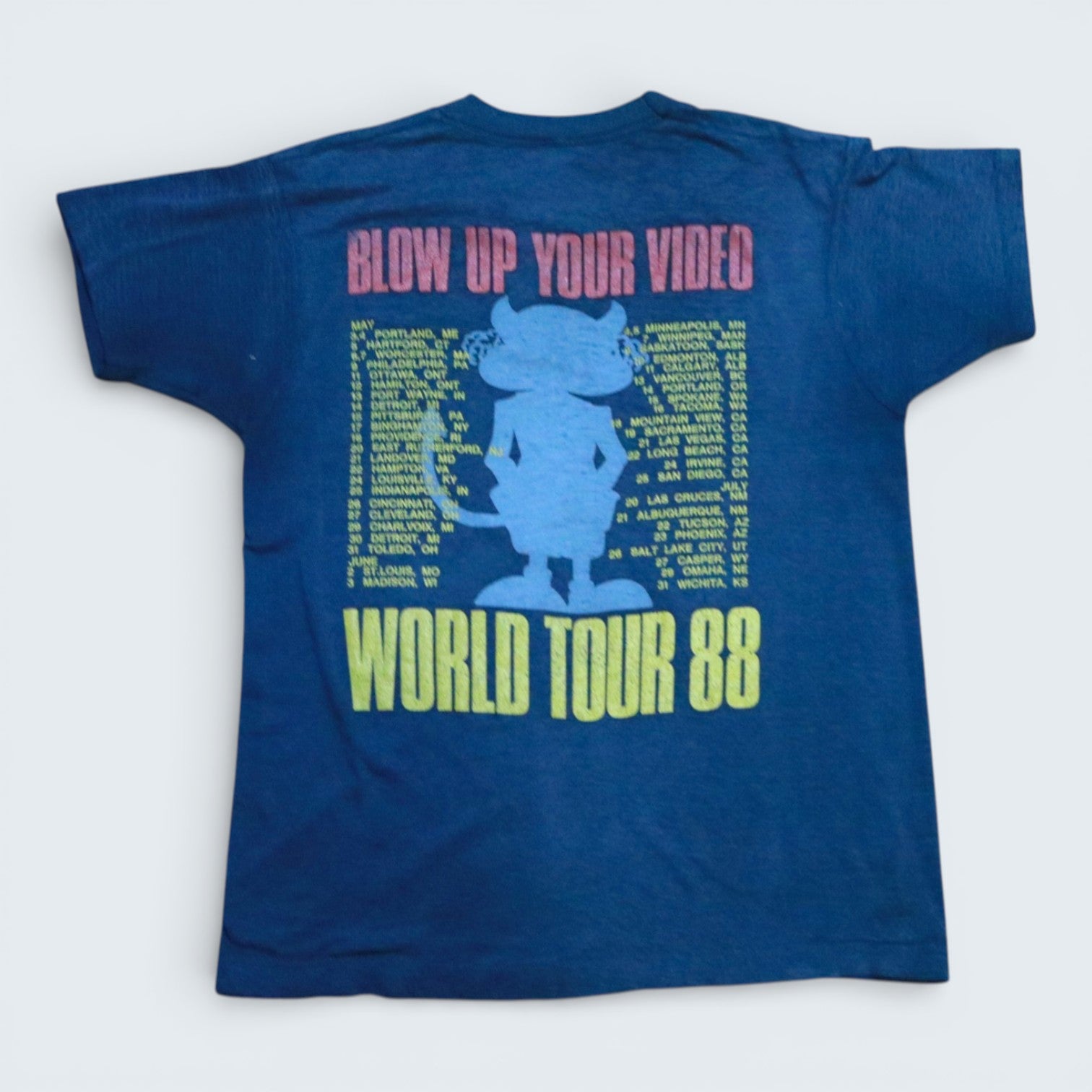 AC/DC 1988 "Blow up your video" Tour Tee