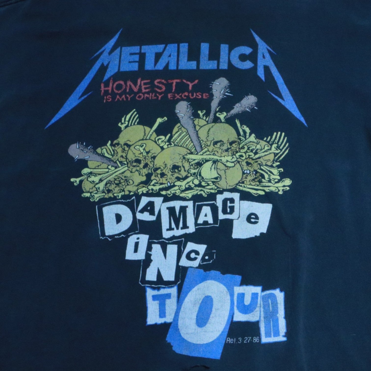 Metallica "Damaged Inc." 1987 Tee