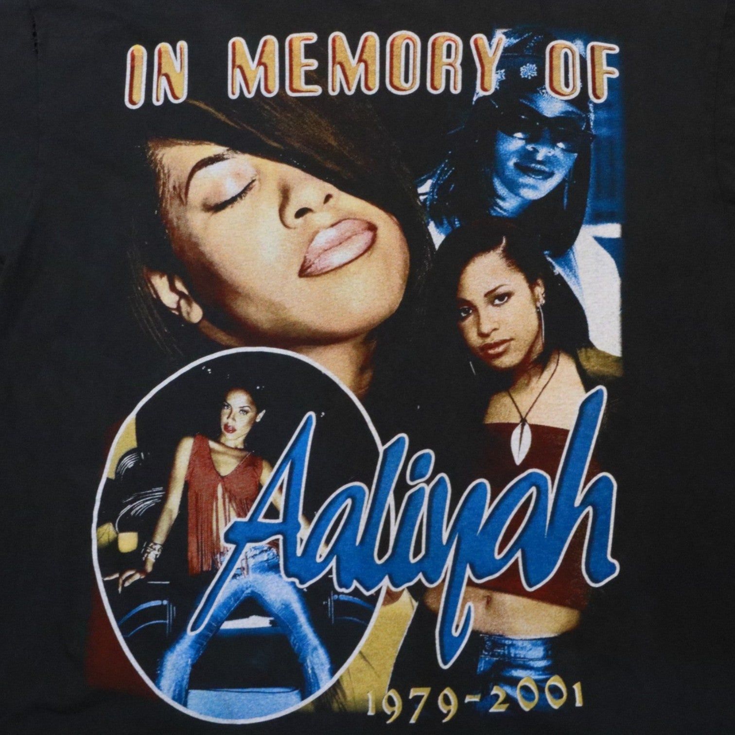 In Memory of Aaliyah Black Graphic Tee