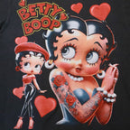 Betty Boop Heart Black Graphic Tee