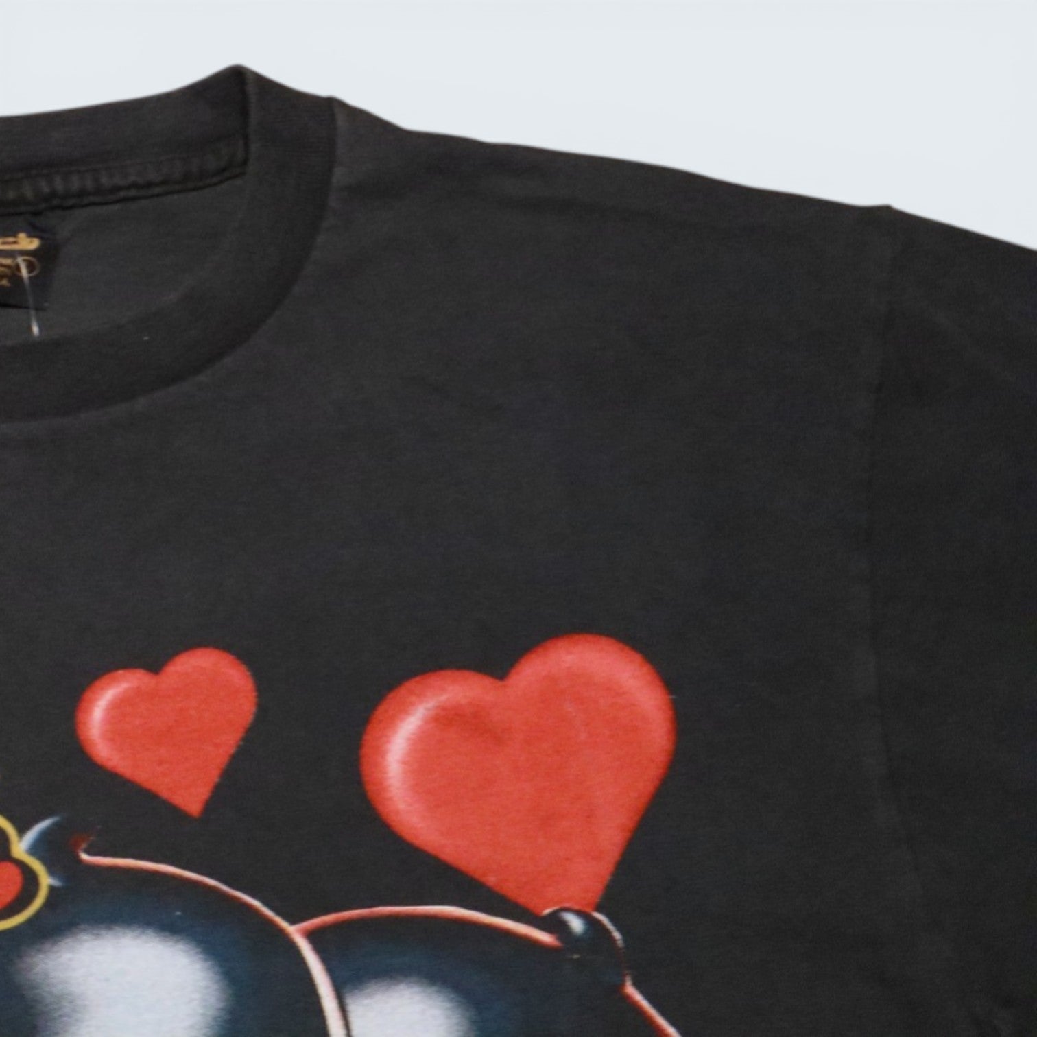 Betty Boop Heart Black Graphic Tee