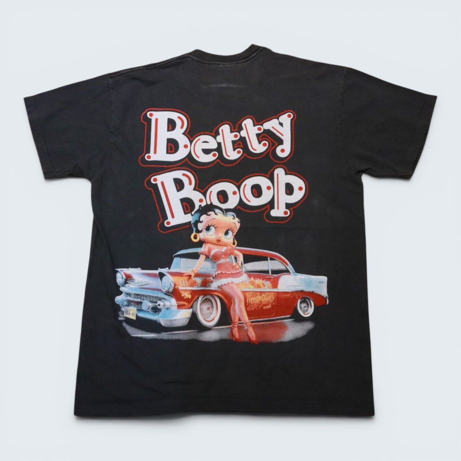 Betty Boop Heart Black Graphic Tee