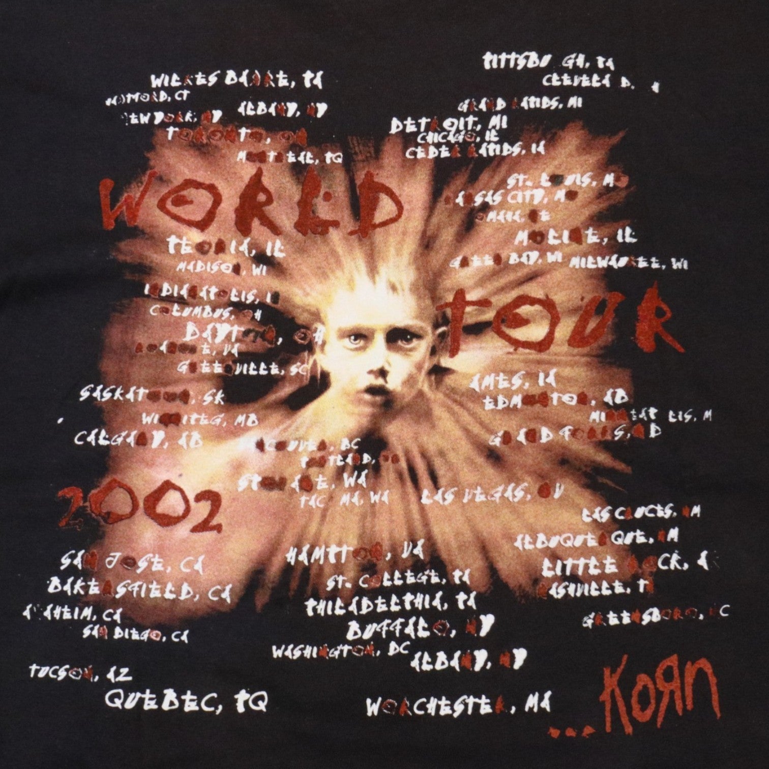 KORN World Tour 2002 Tee