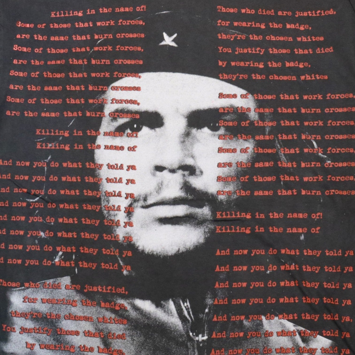 Rage Against The Machine "Killing in the Name" Tee