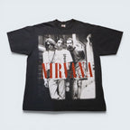 Nirvana Black and White Graphic Tee