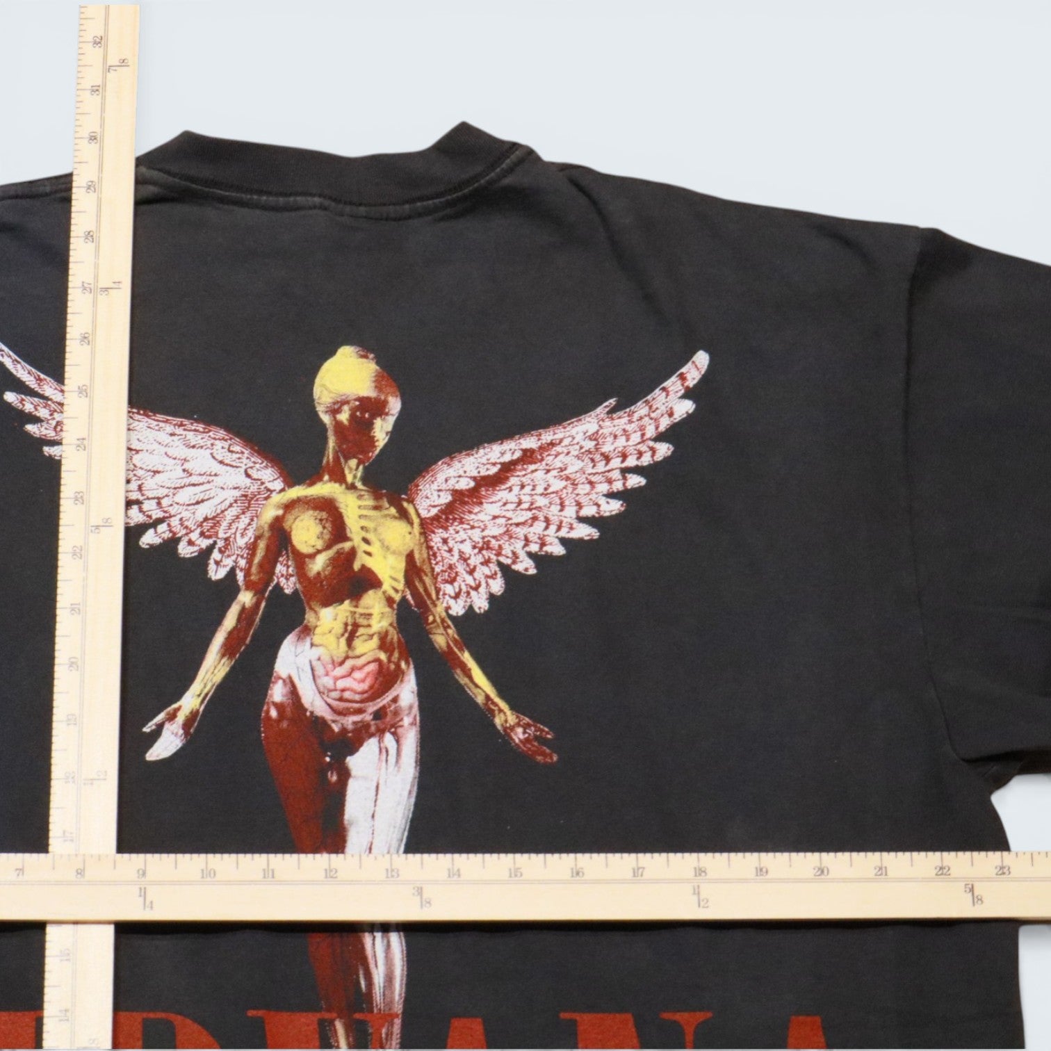 Nirvana Black and White Graphic Tee