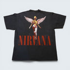 Nirvana Black and White Graphic Tee