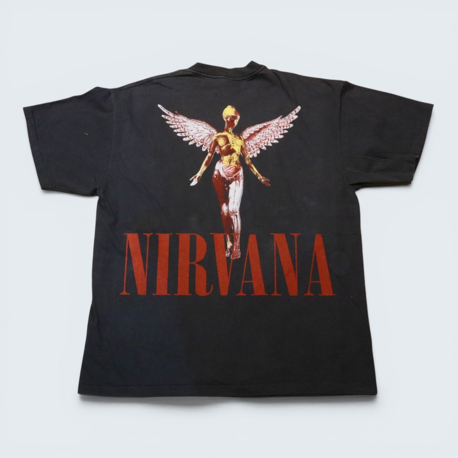 Nirvana Black and White Graphic Tee