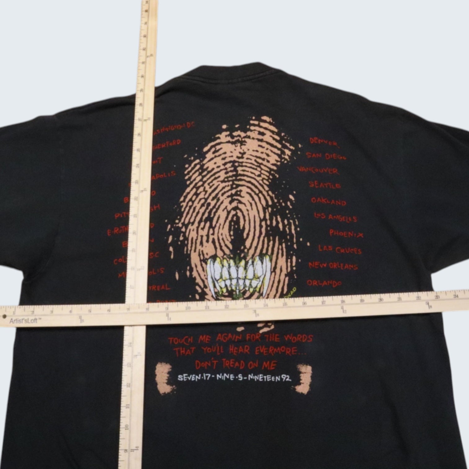 Metallica "Don't Tread On Me" 1992 - Graphic Tee - L