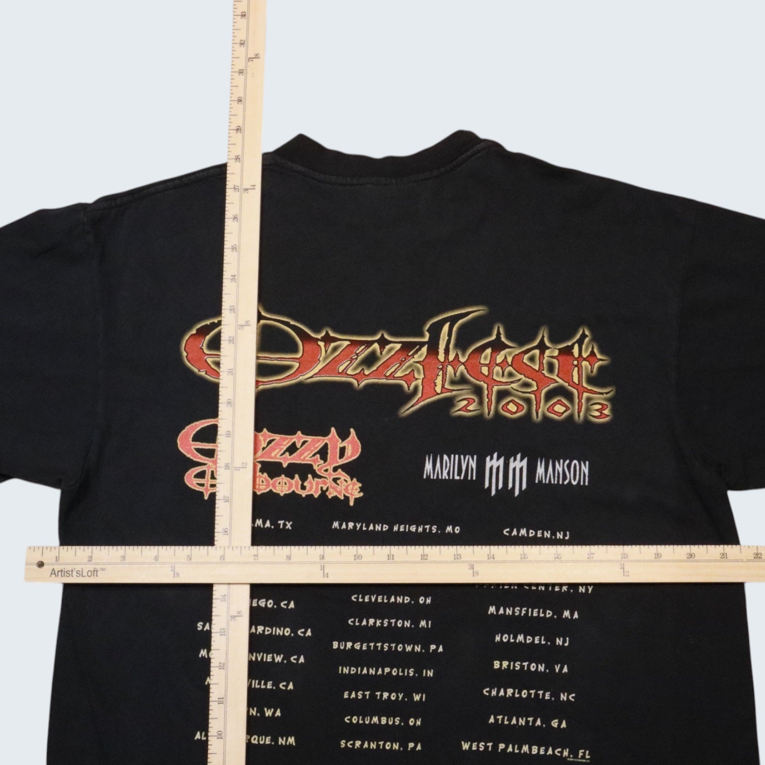 Ozzy/Marilyn Manson 2003 - Graphic Tee - L