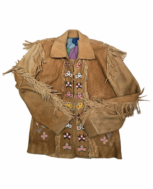 Hand Sewn Hide Fringe Jacket