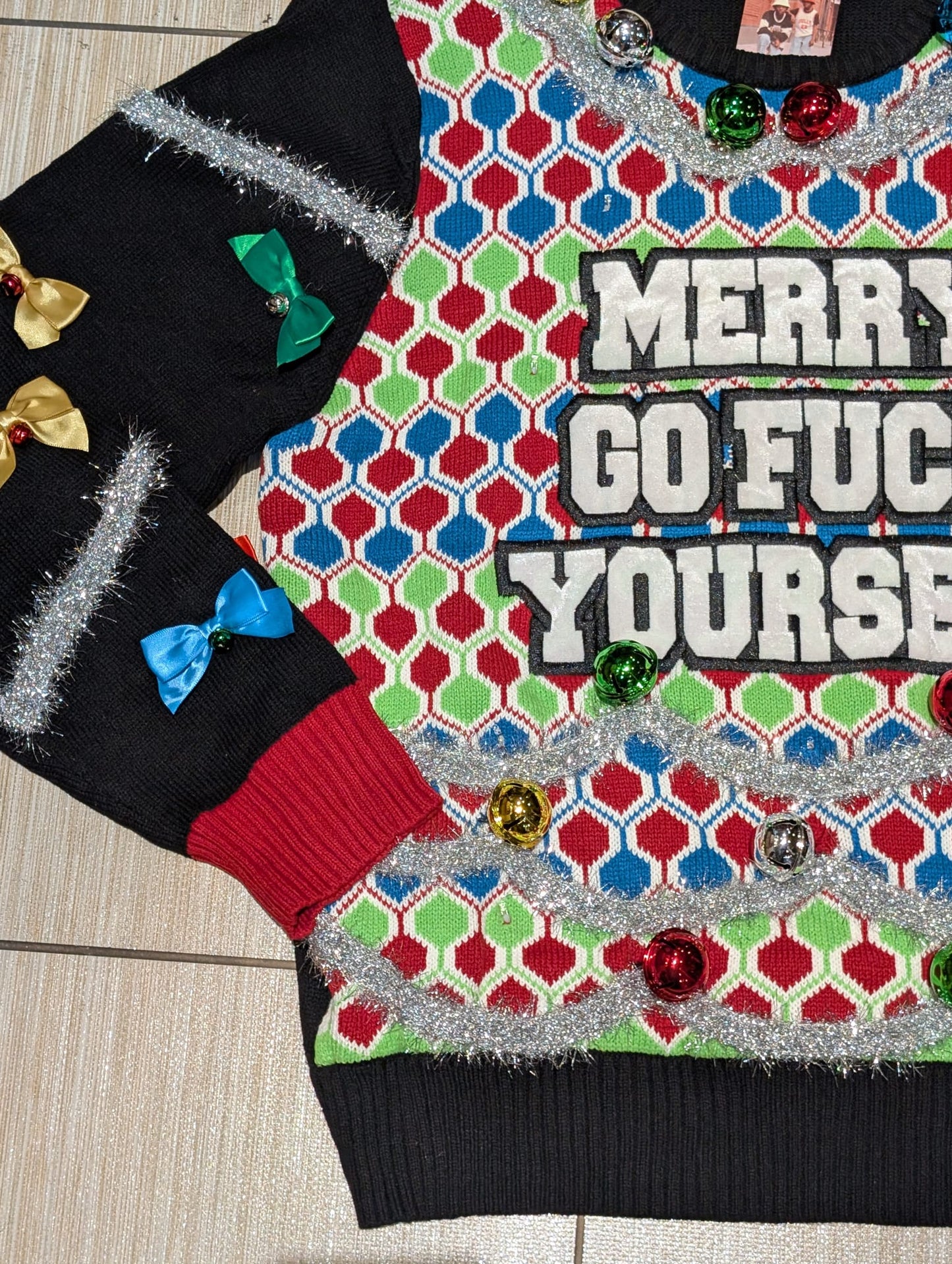 Merry Go F____ Yourself Christmas Sweater