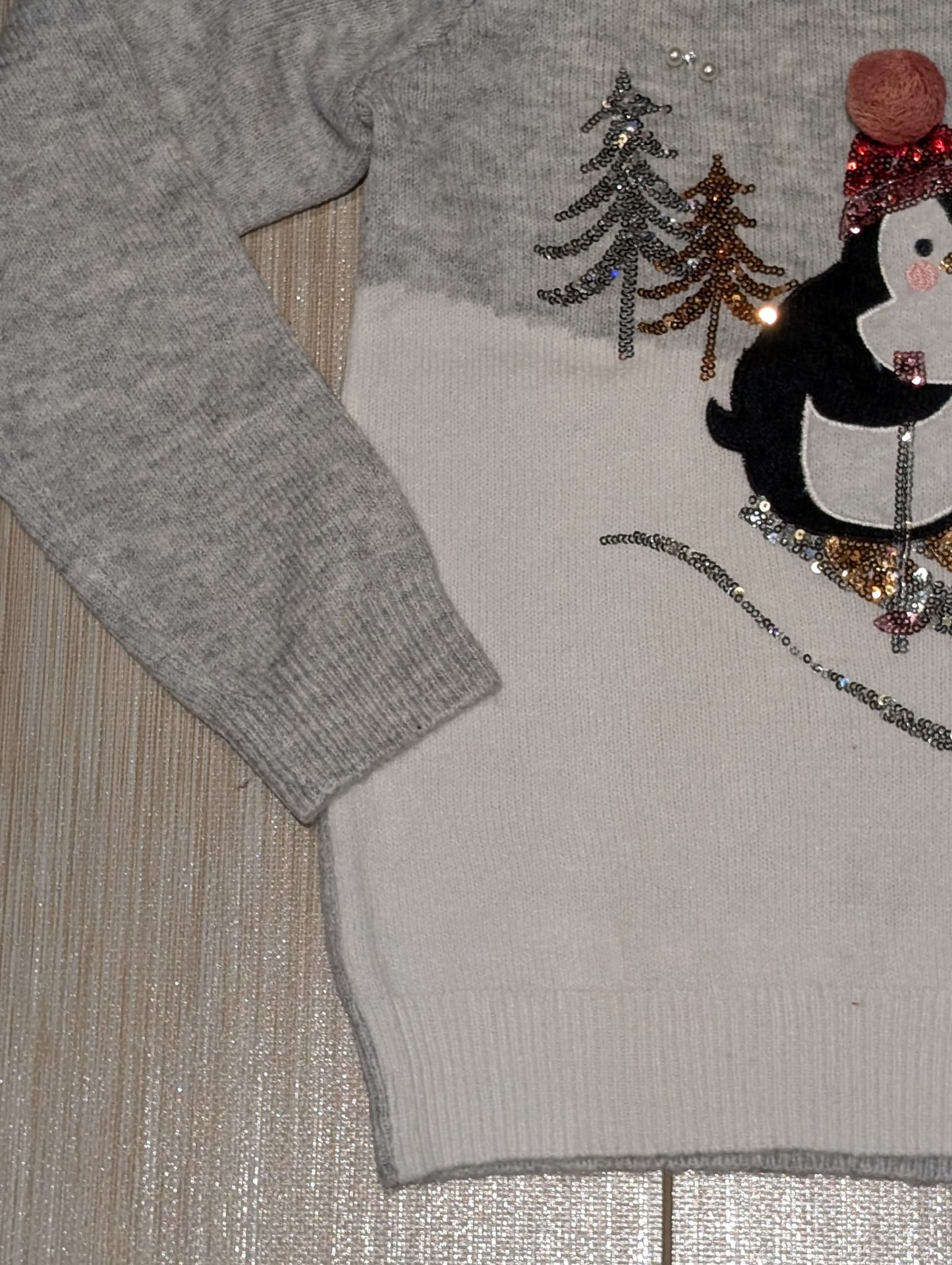Ski Penguin Christmas Sweater