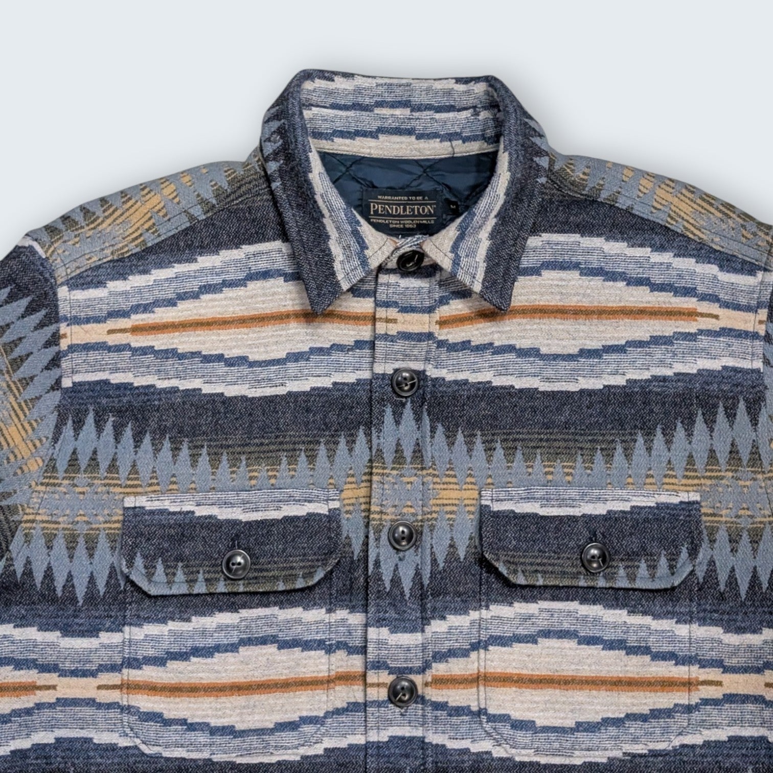 Pendleton High Grade Western Wear Aztec Print Wool Jacket