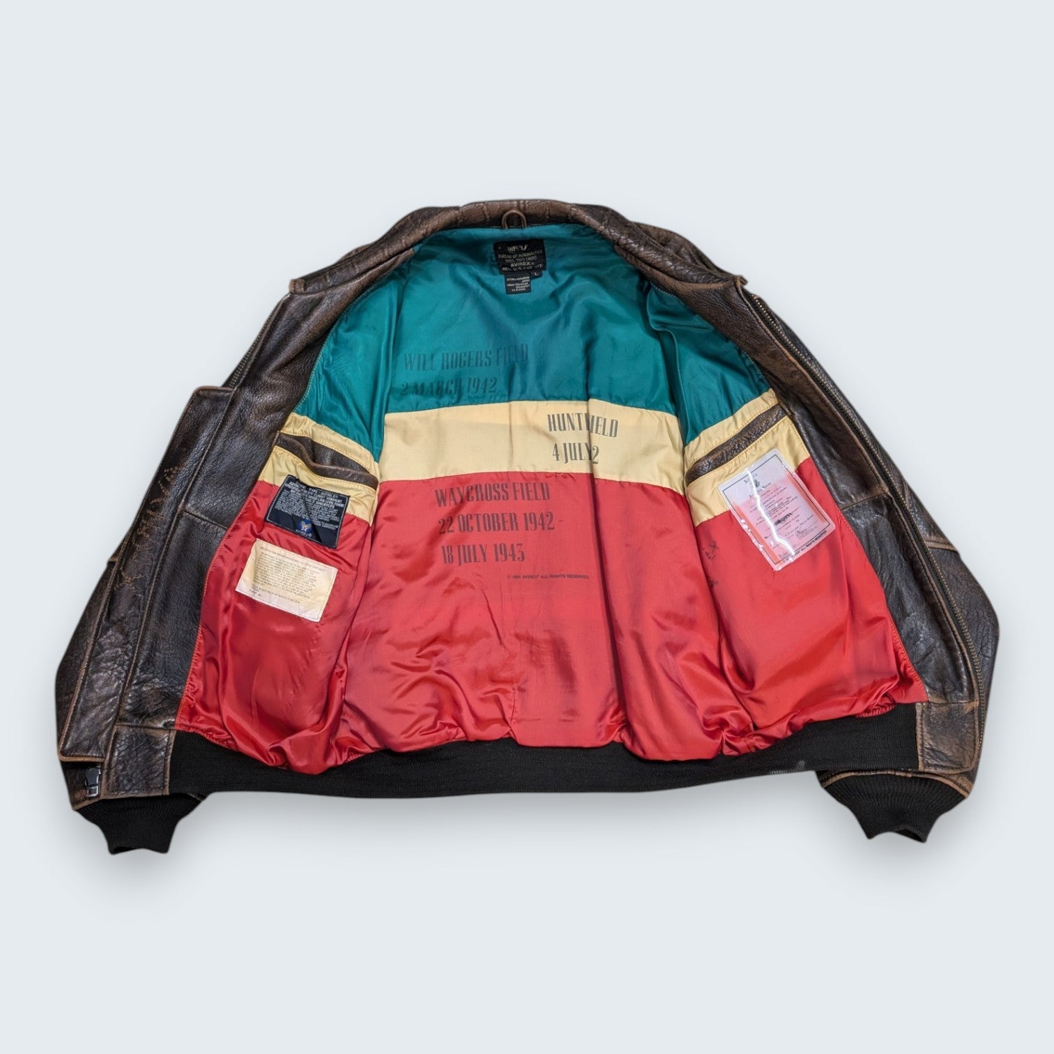 US Airforce Avirex Leather Jacket