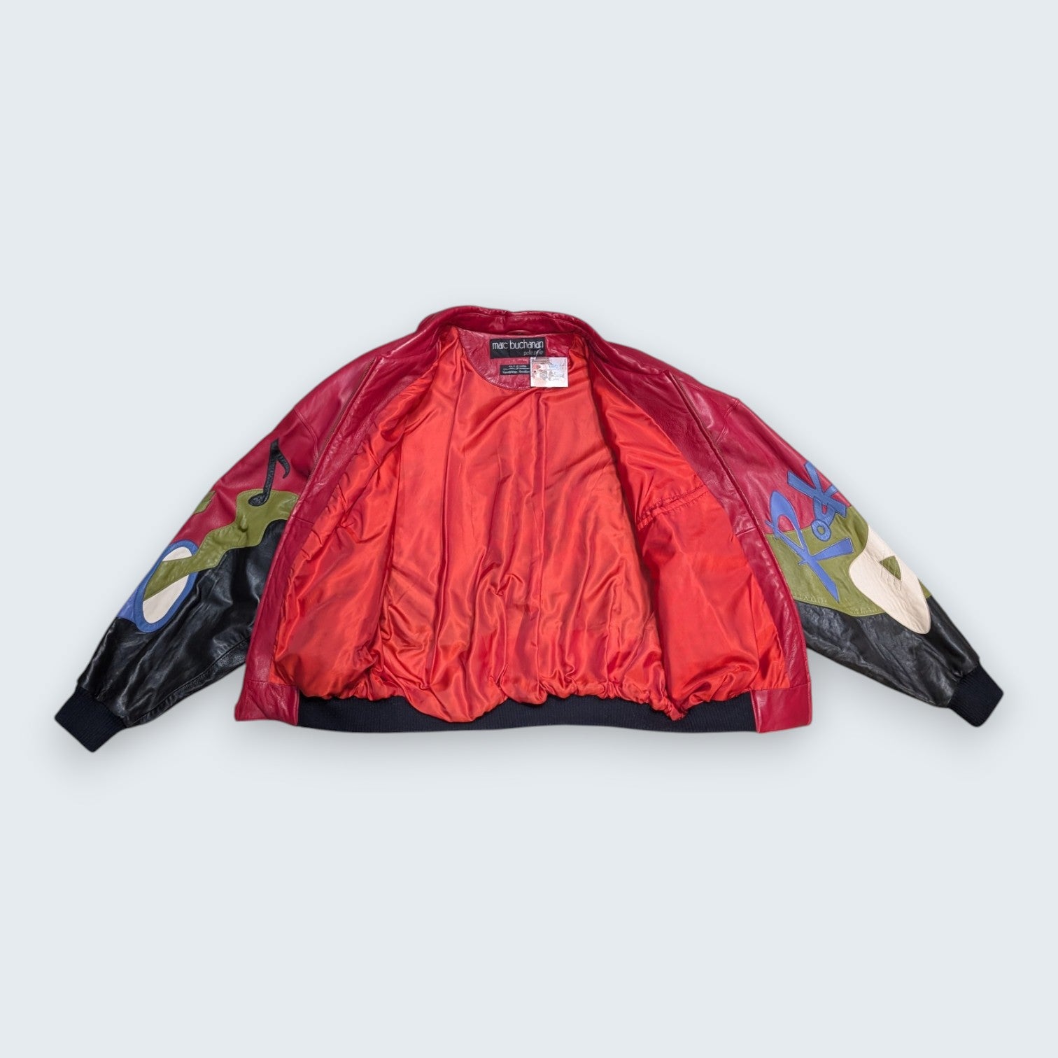 Vintage Pelle Pelle By Marc Buchanan Music Leather Jacket