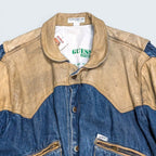Guess Leather & Denim Jacket