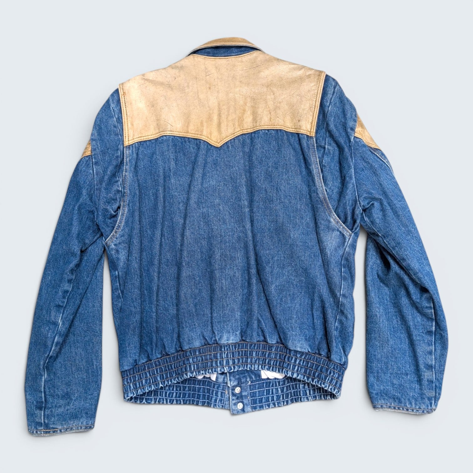 Guess Leather & Denim Jacket