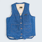 Wrangler Sherpa Vest - Denim - Medium