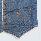 Levi's Sherpa Vest - Orange Tab - Large