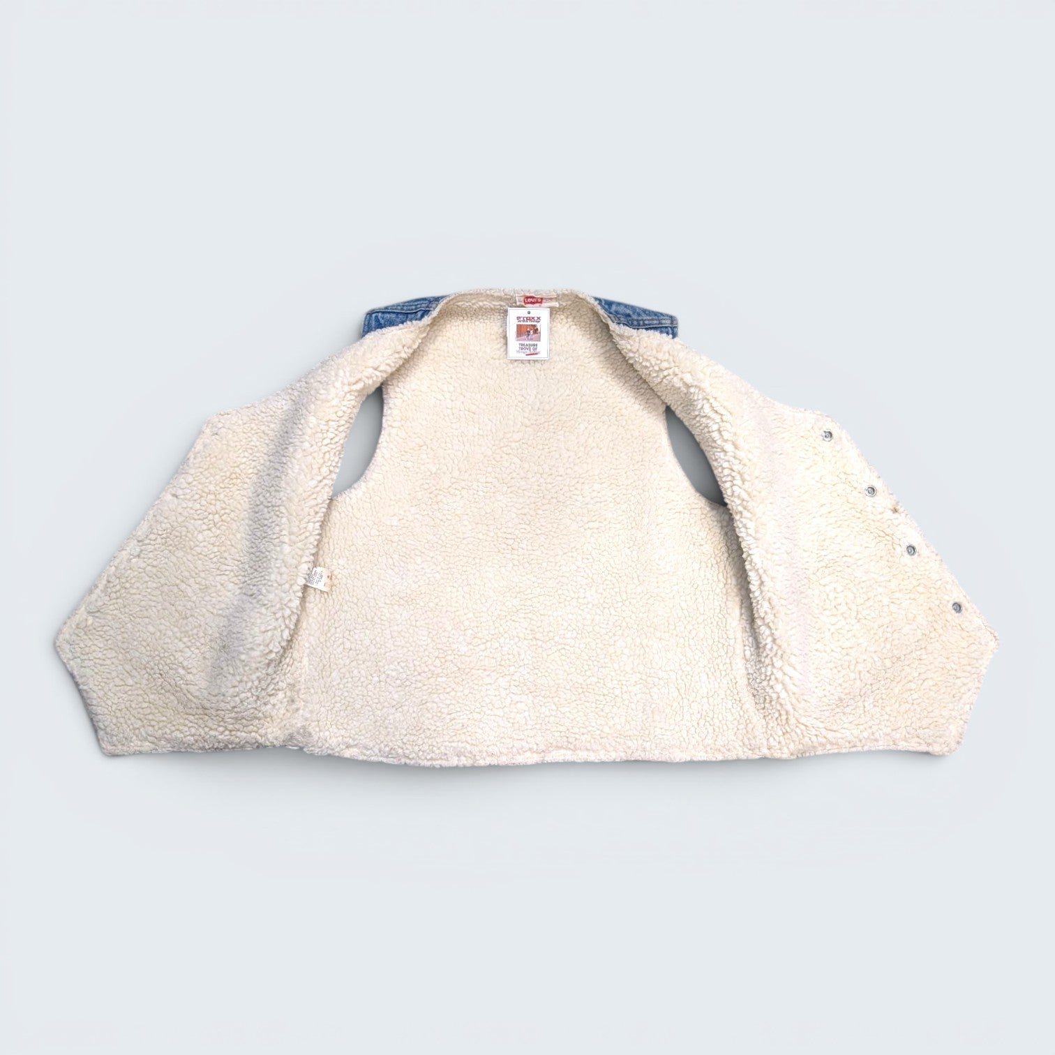 Levi's Sherpa Vest - Orange Tab - Large