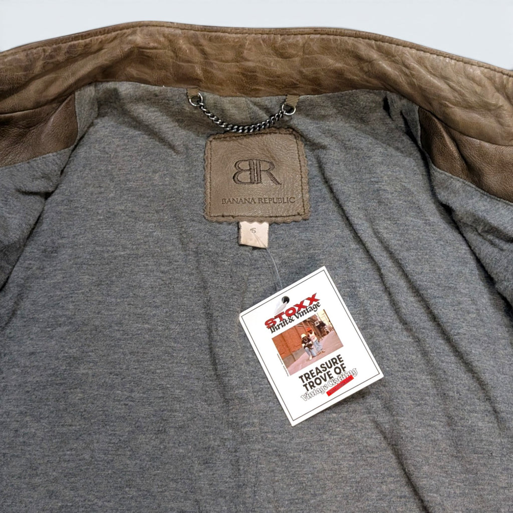 Banana Republic-Leather Jacket-S